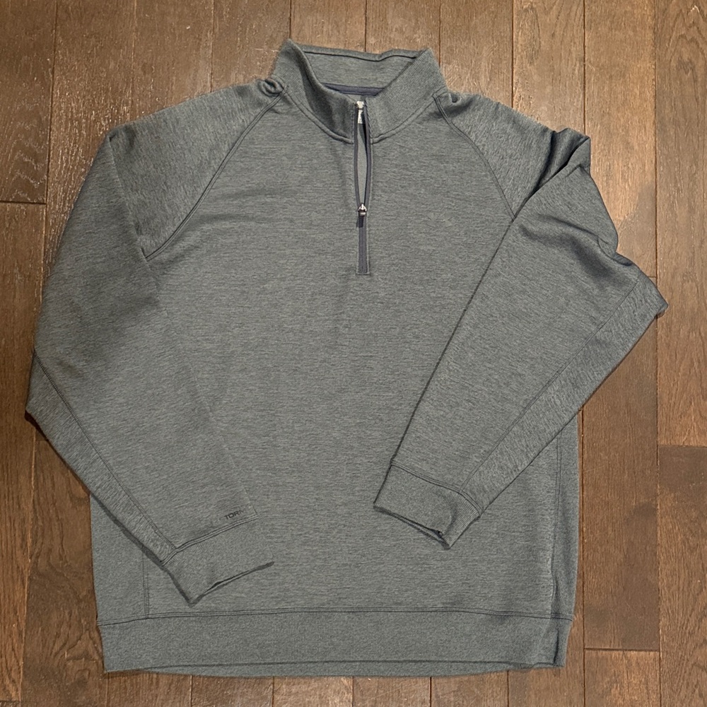 Under Armour Men's Gray Quarter-Zip Sweater/sweatshirt